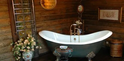 Bath egy retro stílusban (39 fotó) tervezési jellemzők