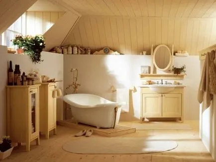 Fürdőszoba vidéki stílusban 5 friss tervezési ötletek