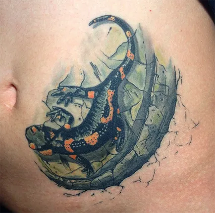 Aflați valoarea tatuaj Salamander! Una dintre cele mai populare