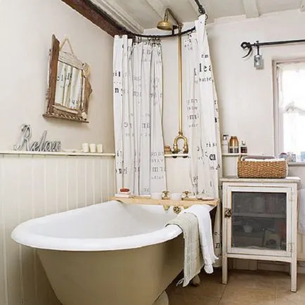 Fürdőszoba vidéki stílusban 5 friss tervezési ötletek