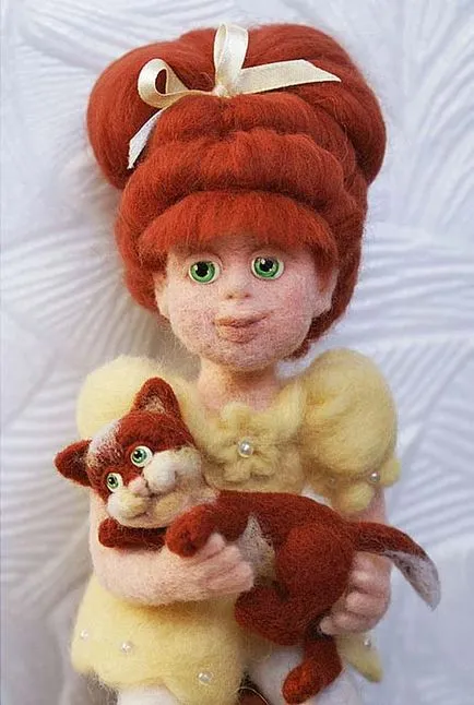 păpușă felted