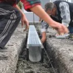 Tipuri de tăvi de scurgere din beton normele de instalare de canalizare - doar