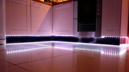 Изборът LED луминисцентно осветление за кухня съвети и предупреждения