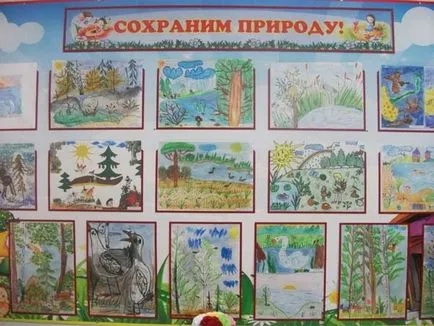 Expoziție de desene și meserii pentru copii „conserva natura“