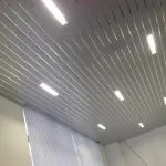 Tavane suspendate din aluminiu si instalare șipci caracteristici de design