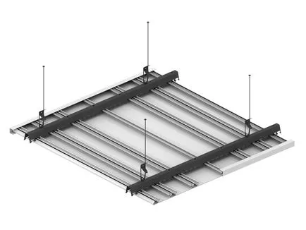 Tavane suspendate din aluminiu si instalare șipci caracteristici de design