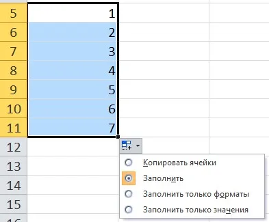 Bevitele szekvenciák MS Excel - MS Office Excel - számítógépes munka és tippeket -