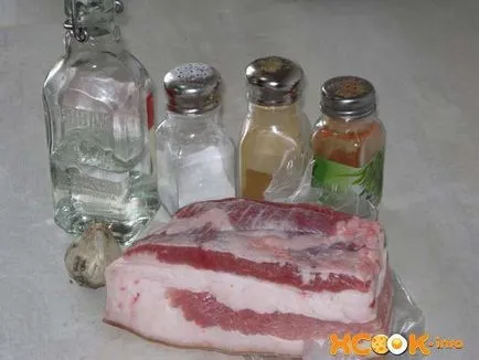 bacon cured - un pas cu pas reteta fotografii