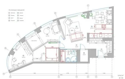 De ce am nevoie de un aspect non-standard demonteze exemplul unui apartament cu trei camere