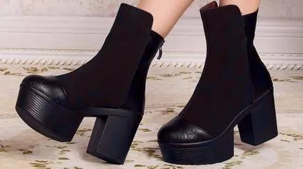Дамски обувки с дебели подметки - каква комбинация от удобни обувки на клин, тенденцията на сезона