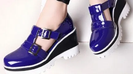 Női cipő vastag talpú - milyen kombinációt kényelmes csizma a Wedge, a tendencia a szezon