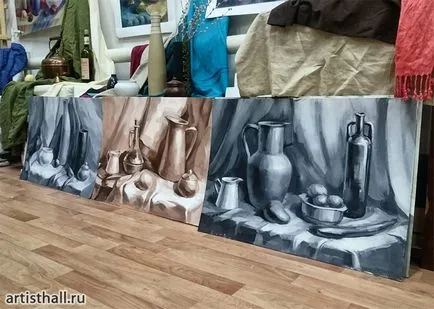 Grisaille pictura, artisthall - atelier de artă