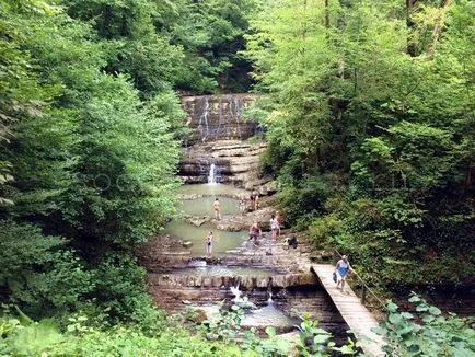 Zmeykovskie cascade Sochi direcții, fotografii schema rutelor