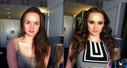 Híres modellek előtt és után a make-up (28 fotó) - lolgirl első női szórakoztató hely