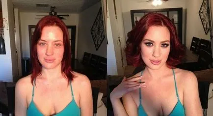 Modele celebre înainte și după make-up (28 poze) - lolgirl primul site de divertisment de sex feminin