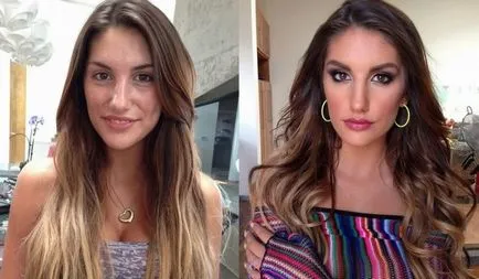 Híres modellek előtt és után a make-up (28 fotó) - lolgirl első női szórakoztató hely