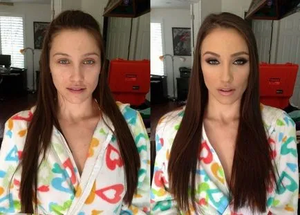 Modele celebre înainte și după make-up (28 poze) - lolgirl primul site de divertisment de sex feminin