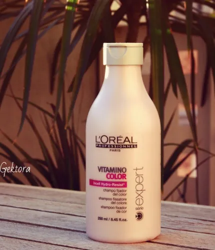 Produse fine de culoare de păr L'Oréal professionel Expert Serie șampon de culoare vitamino și
