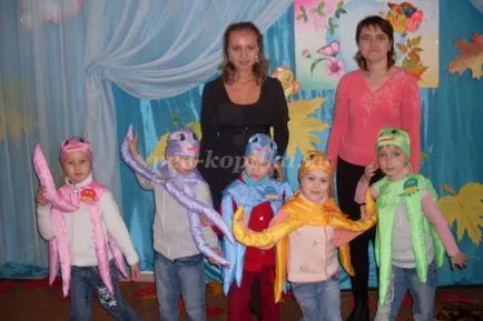 Costume festive pentru gradina copiilor cu propriile sale mâini