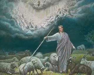 A példázat a juhok és a kecskék, azt hiszem!