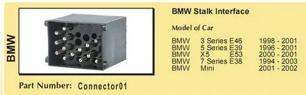 masina Conector pinout BMW ia în considerare în detaliu