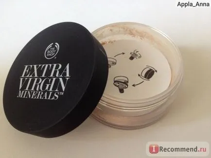 Pudră friabilă magazin organism minerale extra virgin - «~ Trăiască un makeover sănătos! ușor,