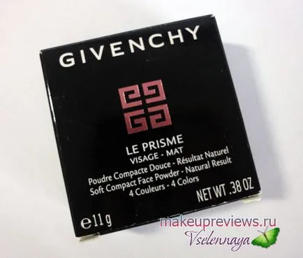 Por Givenchy le Prisme ábrázata mat - a kozmetikai vélemények