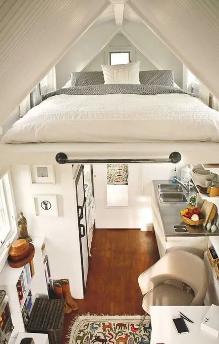 25 Loft ötletek tervezés szobás tetőtéri hálószoba vagy egy hálószoba a tetőtérben, pro merített