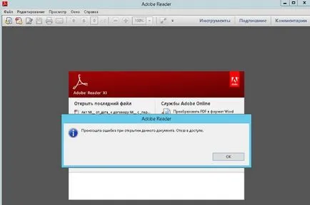 Adobe Reader xi - nem nyitott pdf fájlokat