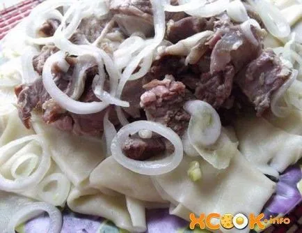 Beshbarmak carne de vită - reteta cu fotografii, cum să gătească