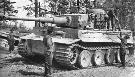 Combat használat Panzerkampfwagen vi «tigris» ausf e