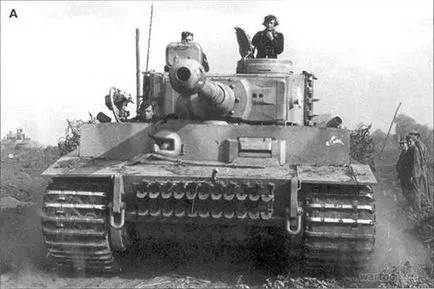 Combat használat Panzerkampfwagen vi «tigris» ausf e