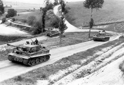 Combat használat Panzerkampfwagen vi «tigris» ausf e