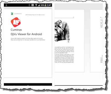 A nyitott DjVu android legjobb alkalmazásokat az olvasás