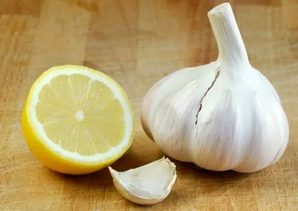 A fokhagyma és a citrom koleszterin - népi jogorvoslati