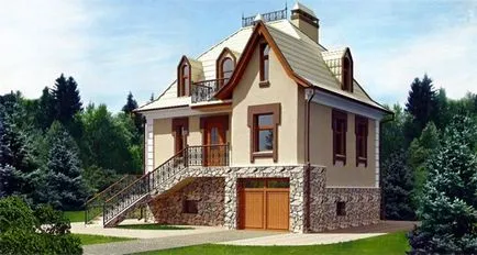Parter de o casă de țară - specificul arhitectural