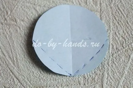 Цвете кръг оригами, изделия от хартия със собствените си ръце за деца и възрастни