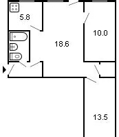 Apartament renovat în Hrușciov, este în valoare, costul unui cheie