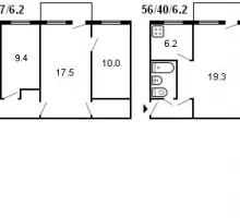 Apartament renovat în Hrușciov, este în valoare, costul unui cheie