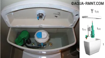 defecte comune, instrucțiuni pentru video lor de eliminare - reparare rezervor WC