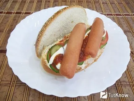 Recept hot dog otthon