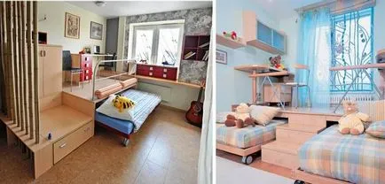 Colțul copiilor într-un apartament studio - mama de