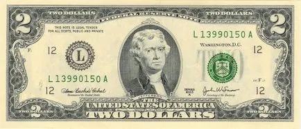 Az amerikai dollár, USD - szól az amerikai nemzeti valuta