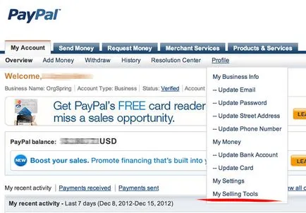 Add a paypal gomb wordpress, minden a wordpress