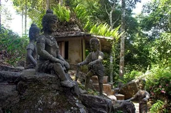 Látnivalók Samui titkos kert Buddhák (titkos budda kert)