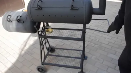 A gáz barbecue grill saját kezét