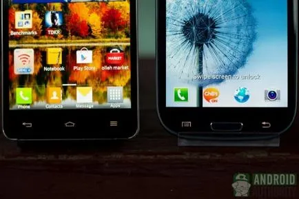 Galaxy S3 срещу LG Optimus г