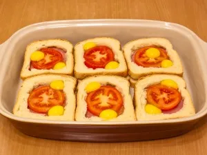 Горещи сандвичи с шунка, домати и яйца - ео Съвет - вкусни рецепти със снимки