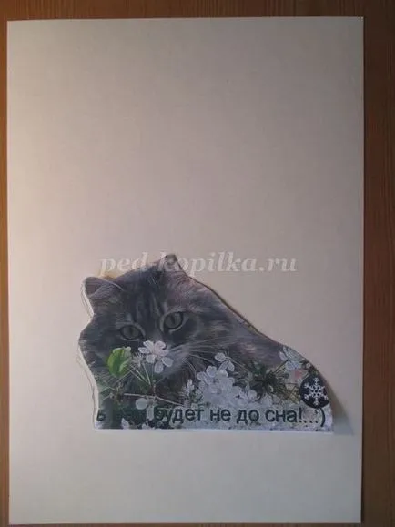 Cat Festés gouache lépéseket a gyermekek számára