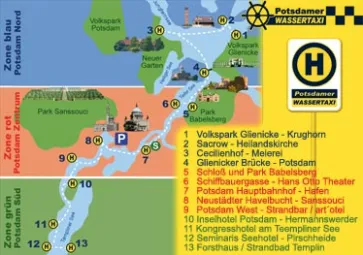 Hogyan lehet eljutni Berlin Potsdam autóval vagy tömegközlekedéssel
